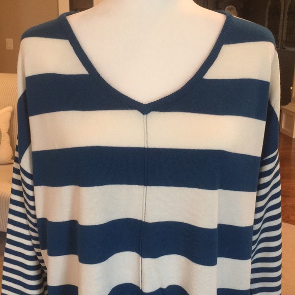 Faded Glory LS V-Neck Rayon Polyester Sweater 👕🧵 - Picture 2 of 8